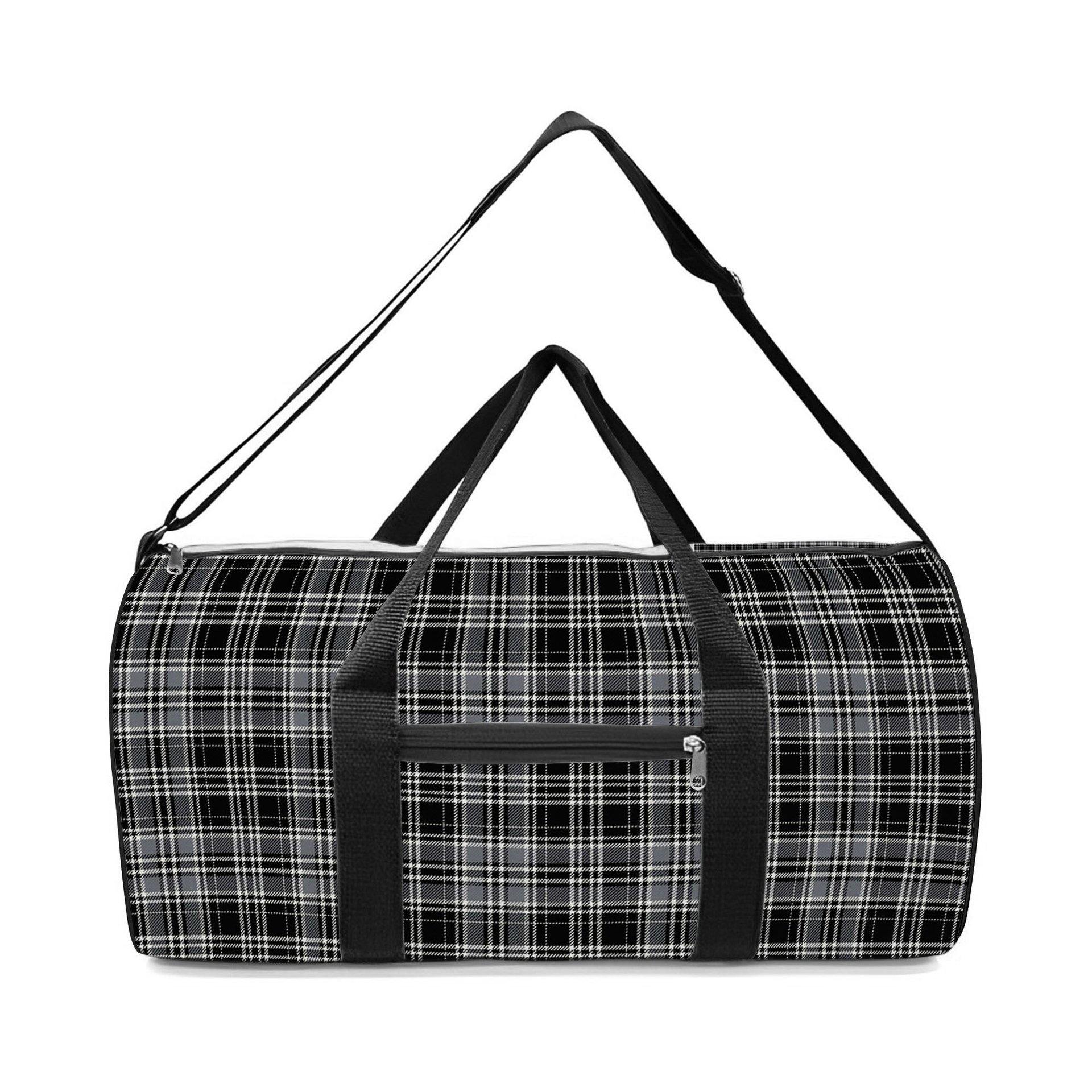 ScotsTee Shop Scottish Drummond Grey Modern Crest Tartan Travel Bags