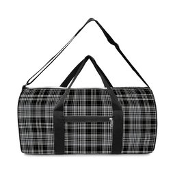 ScotsTee Shop Scottish Drummond Grey Modern Crest Tartan Travel Bags