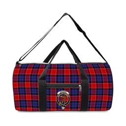 ScotsTee Shop Scottish Graham of Menteith Red Crest Tartan Travel Bags