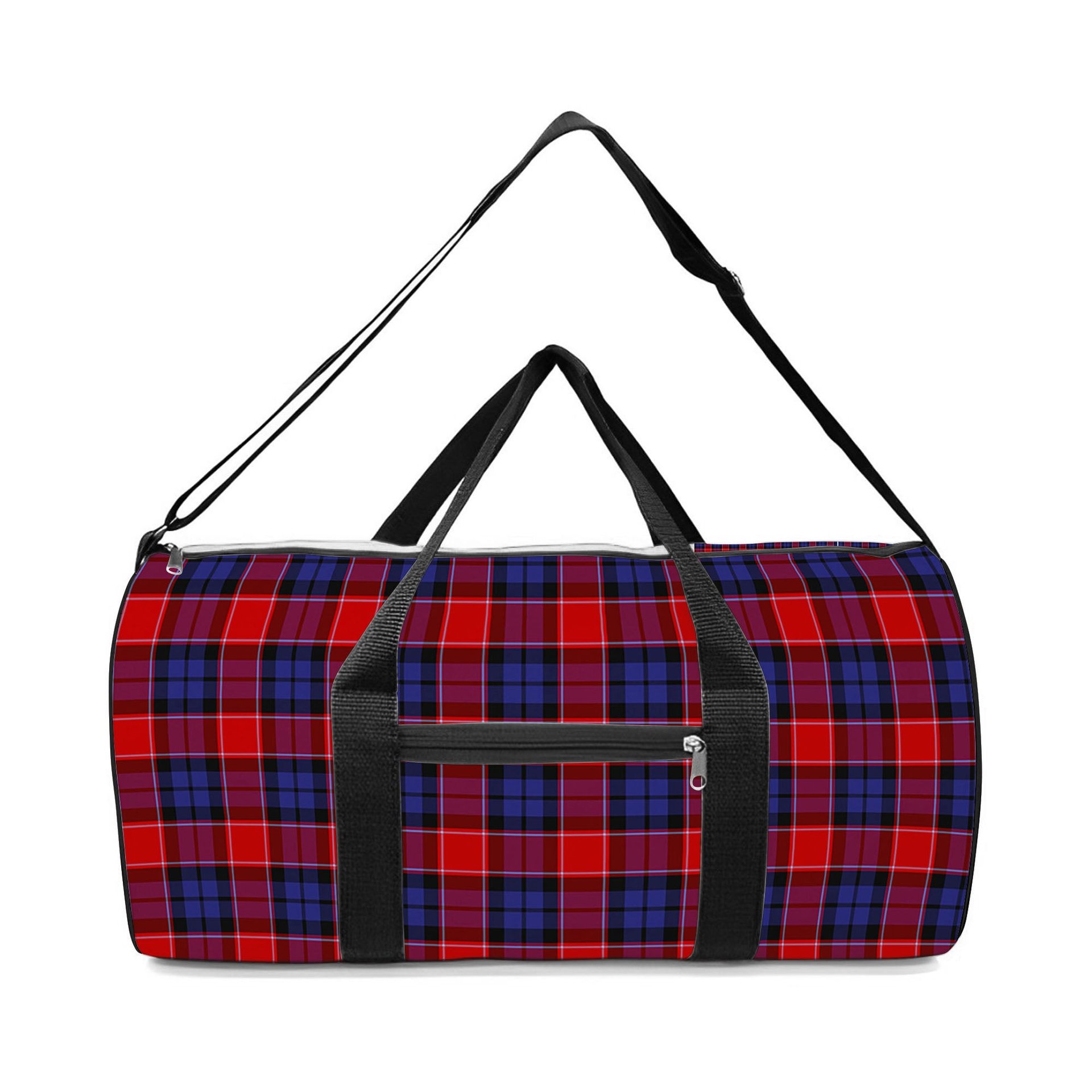 ScotsTee Shop Scottish Graham of Menteith Red Crest Tartan Travel Bags