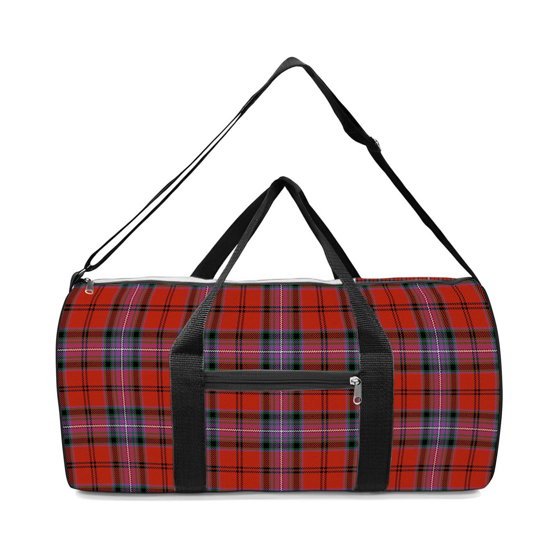 ScotsTee Shop Scottish Kelly of Sleat Red Ancient Crest Tartan Travel Bags