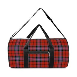 ScotsTee Shop Scottish Kelly of Sleat Red Ancient Crest Tartan Travel Bags