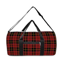 ScotsTee Shop Scottish MacAlister of Skye Modern Crest Tartan Travel Bags