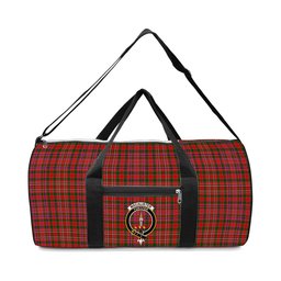 ScotsTee Shop Scottish MacAlister Modern SC Crest Tartan Travel Bags