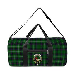 ScotsTee Shop Scottish MacDonald of The Isles Crest Tartan Travel Bags