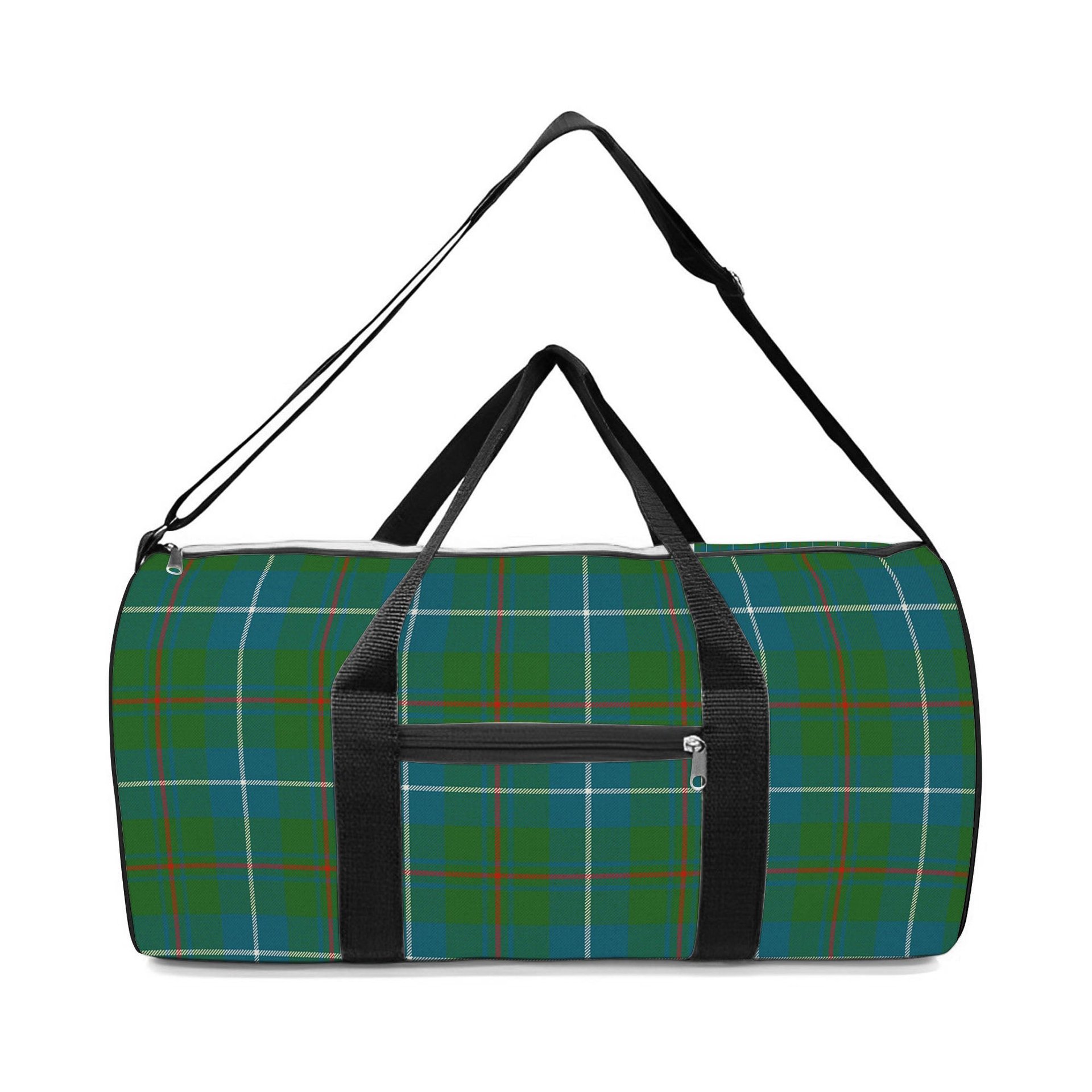 ScotsTee Shop Scottish Irvine of Bonshaw Tower Ancient Crest Tartan Travel Bags