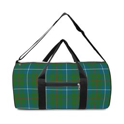 ScotsTee Shop Scottish Irvine of Bonshaw Tower Ancient Crest Tartan Travel Bags