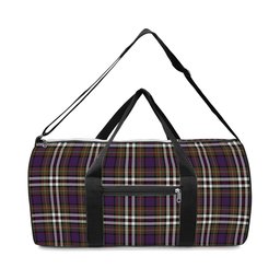 ScotsTee Shop Scottish MacDonell of Glengarry Dress Modern Crest Tartan Travel Bags