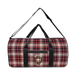 ScotsTee Shop Scottish MacFarlane Dress Modern Crest Tartan Travel Bags