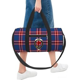ScotsTee Shop Scottish Laing of Archiestown Modern Crest Tartan Travel Bags