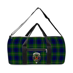 ScotsTee Shop Scottish Johnston of Caskieben Modern Crest Tartan Travel Bags