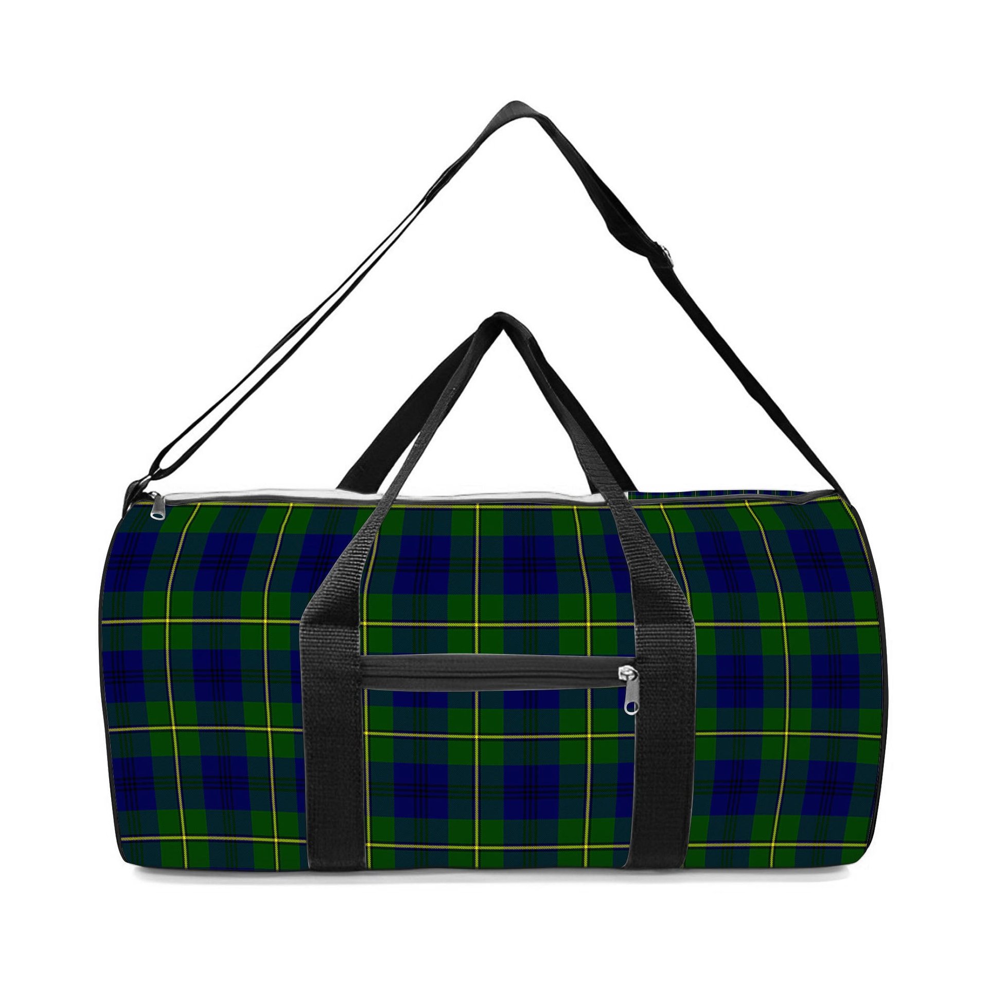 ScotsTee Shop Scottish Johnston of Caskieben Modern Crest Tartan Travel Bags