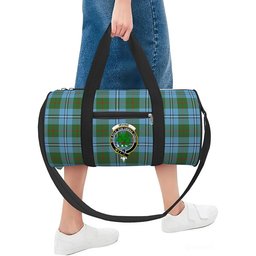 ScotsTee Shop Scottish Irvine of Glentulchan Modern Crest Tartan Travel Bags