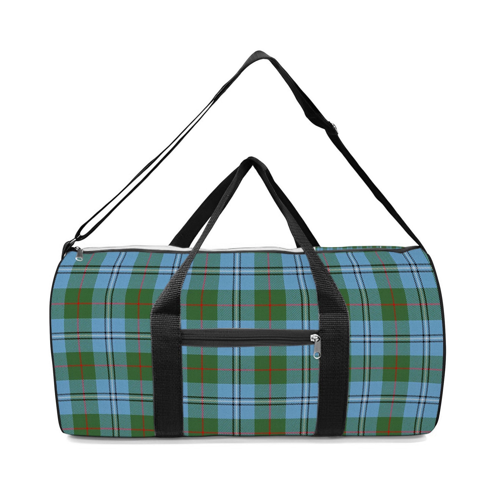 ScotsTee Shop Scottish Irvine of Glentulchan Modern Crest Tartan Travel Bags