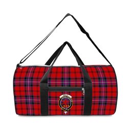 ScotsTee Shop Scottish Kelly of Sleat Red Modern Crest Tartan Travel Bags