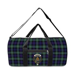 ScotsTee Shop Scottish MacKenzie Hunting Green Crest Tartan Travel Bags