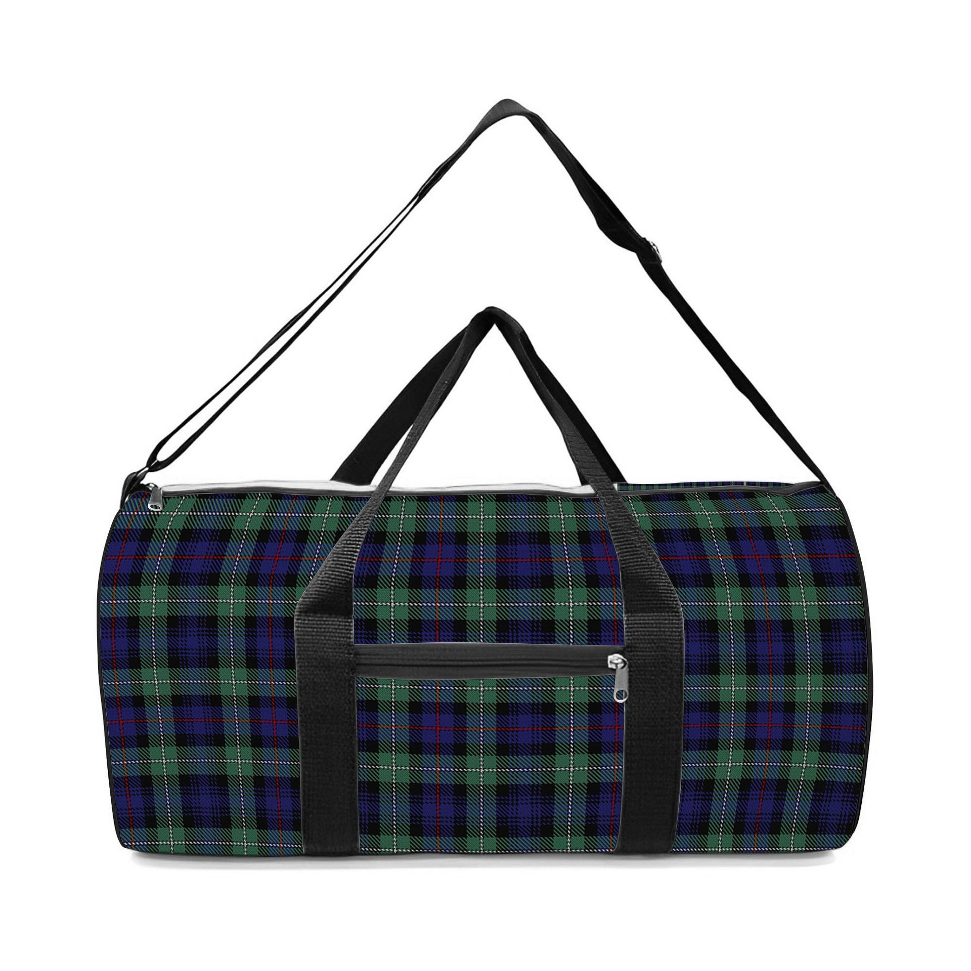 ScotsTee Shop Scottish MacKenzie Hunting Green Crest Tartan Travel Bags