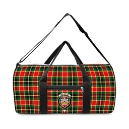 ScotsTee Shop Scottish MacLachlan Hunting Modern Crest Tartan Travel Bags