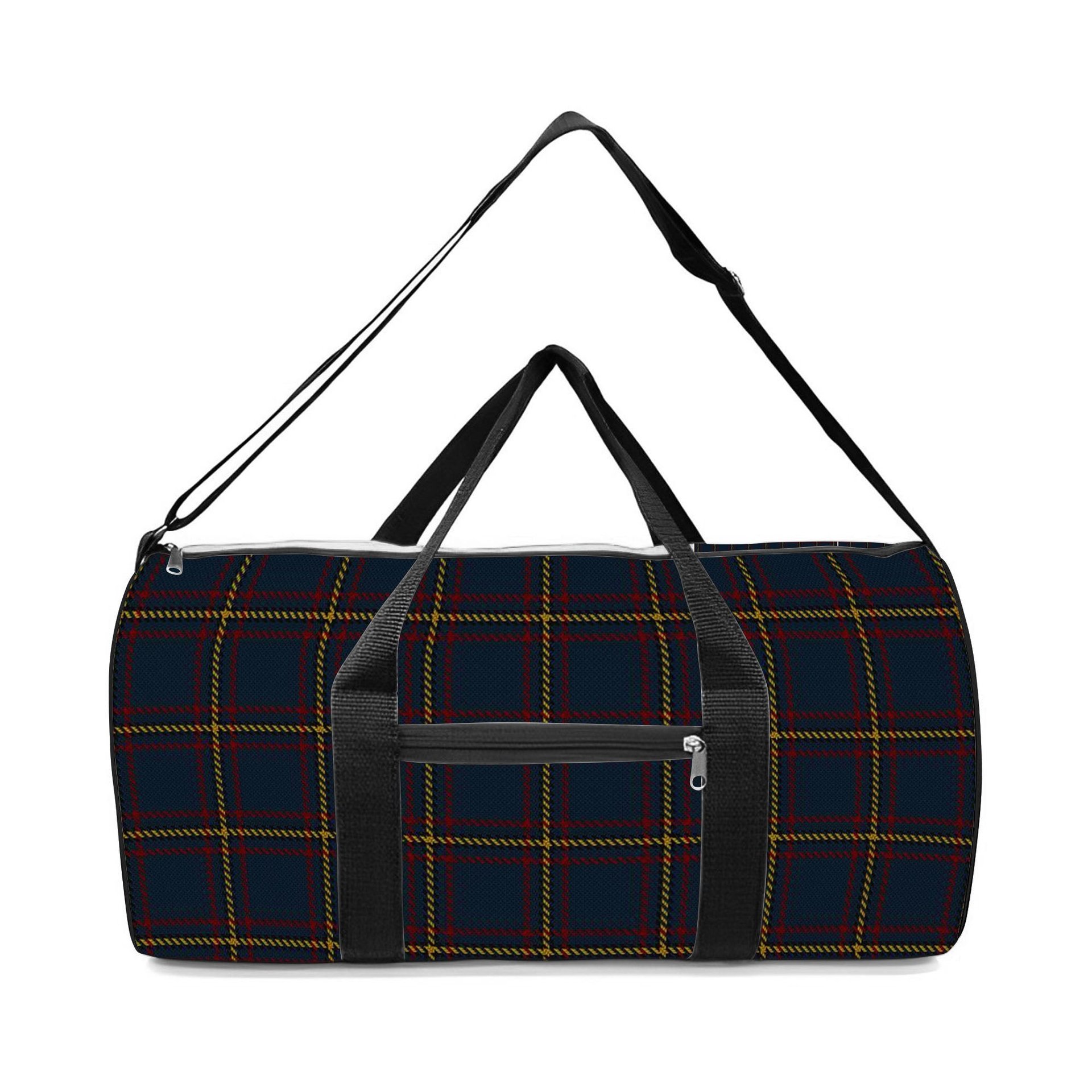 ScotsTee Shop Scottish MacLaine of Lochbuie Hunting Crest Tartan Travel Bags