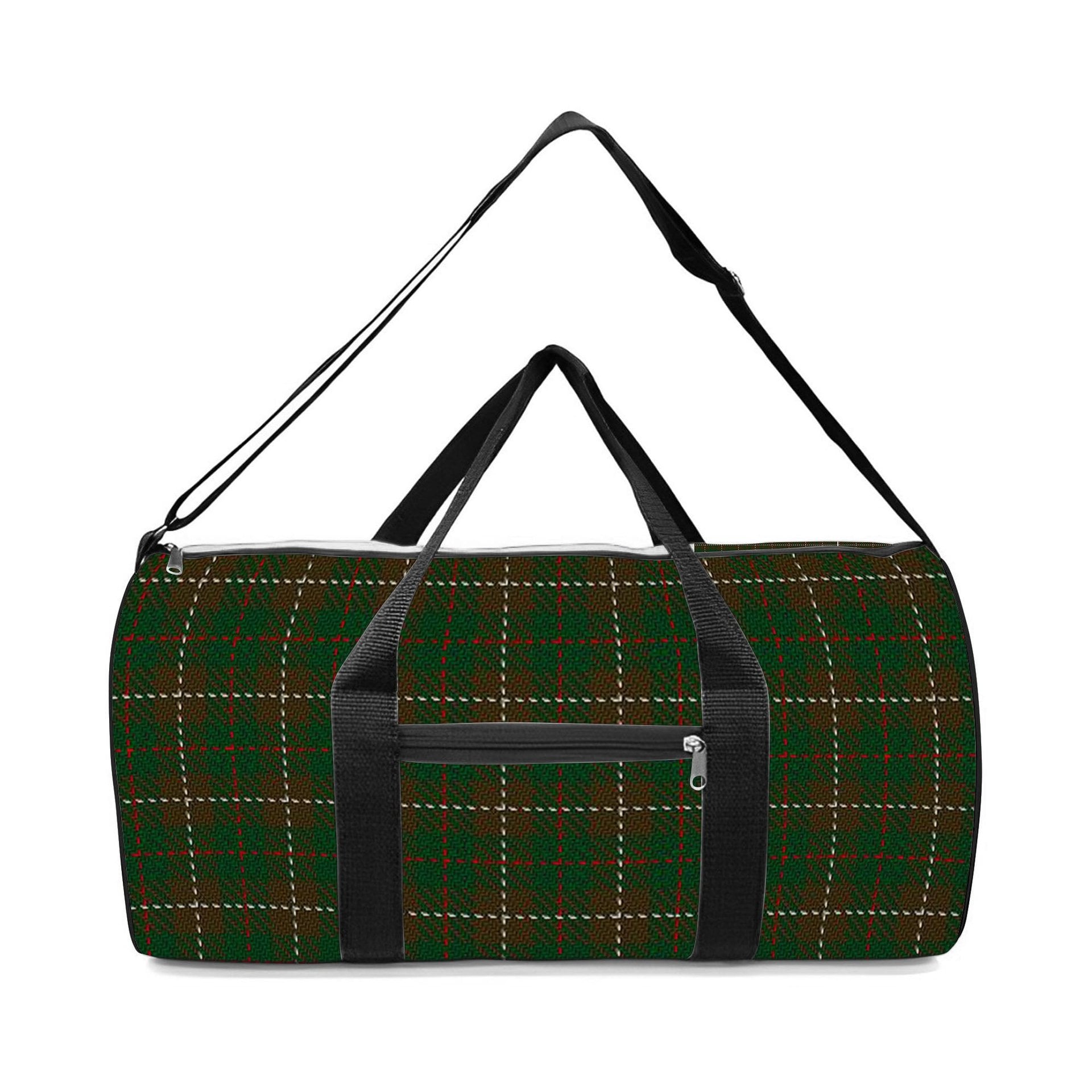ScotsTee Shop Scottish MacKinnon Hunting 2 Crest Tartan Travel Bags