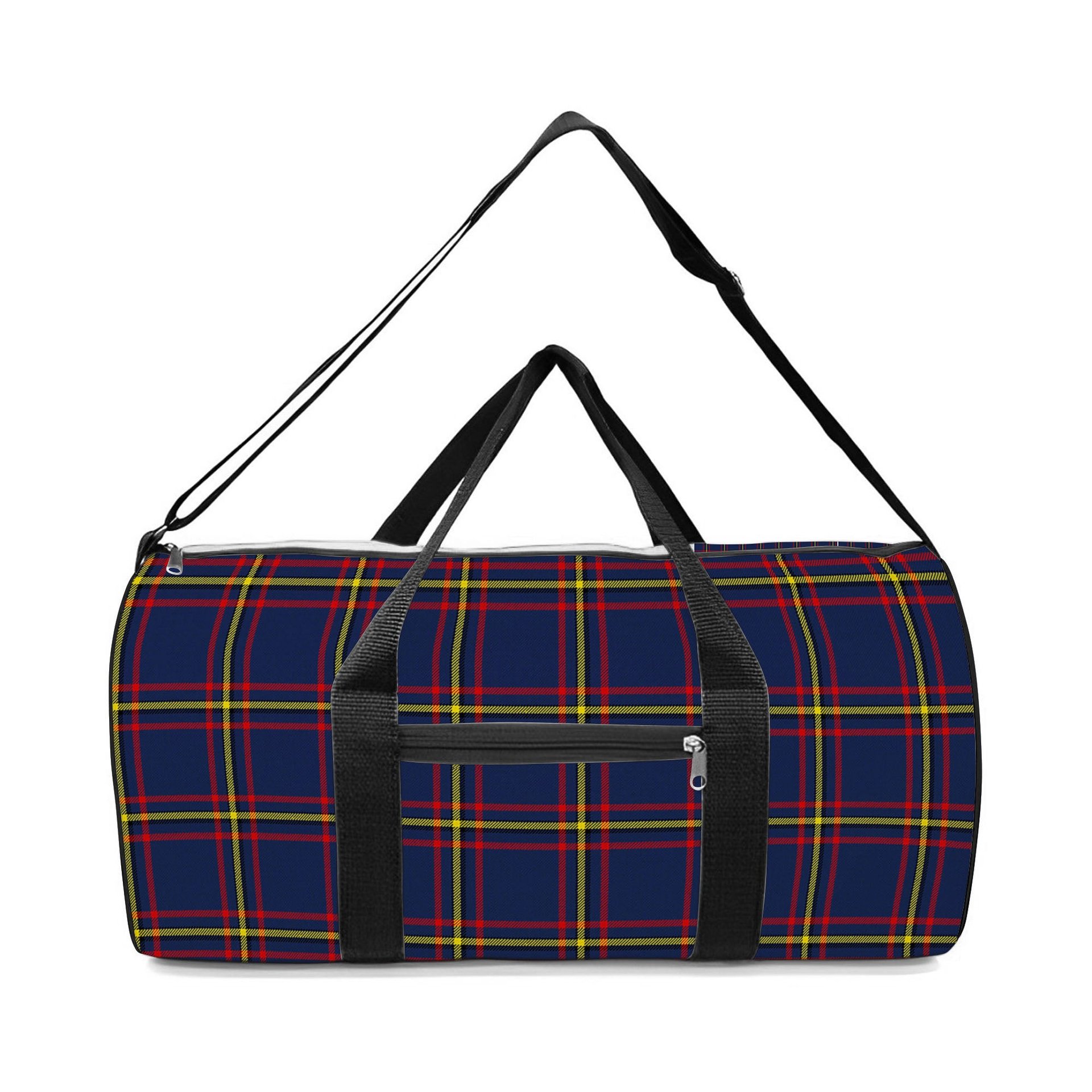 ScotsTee Shop Scottish MacLaine of Lochbuie Hunting Modern Crest Tartan Travel Bags