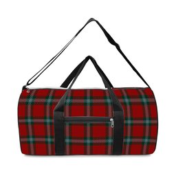 ScotsTee Shop Scottish MacLaine of Lochbuie Coburn Crest Tartan Travel Bags