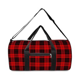 ScotsTee Shop Scottish MacLeod of Raasay Modern Crest Tartan Travel Bags