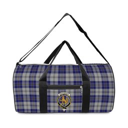 ScotsTee Shop Scottish MacPherson Dress Blue Crest Tartan Travel Bags