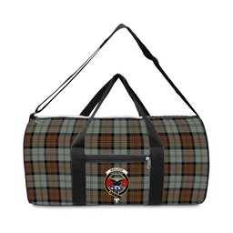 ScotsTee Shop Scottish MacLeod Of Harris Weathered Crest Tartan Travel Bags