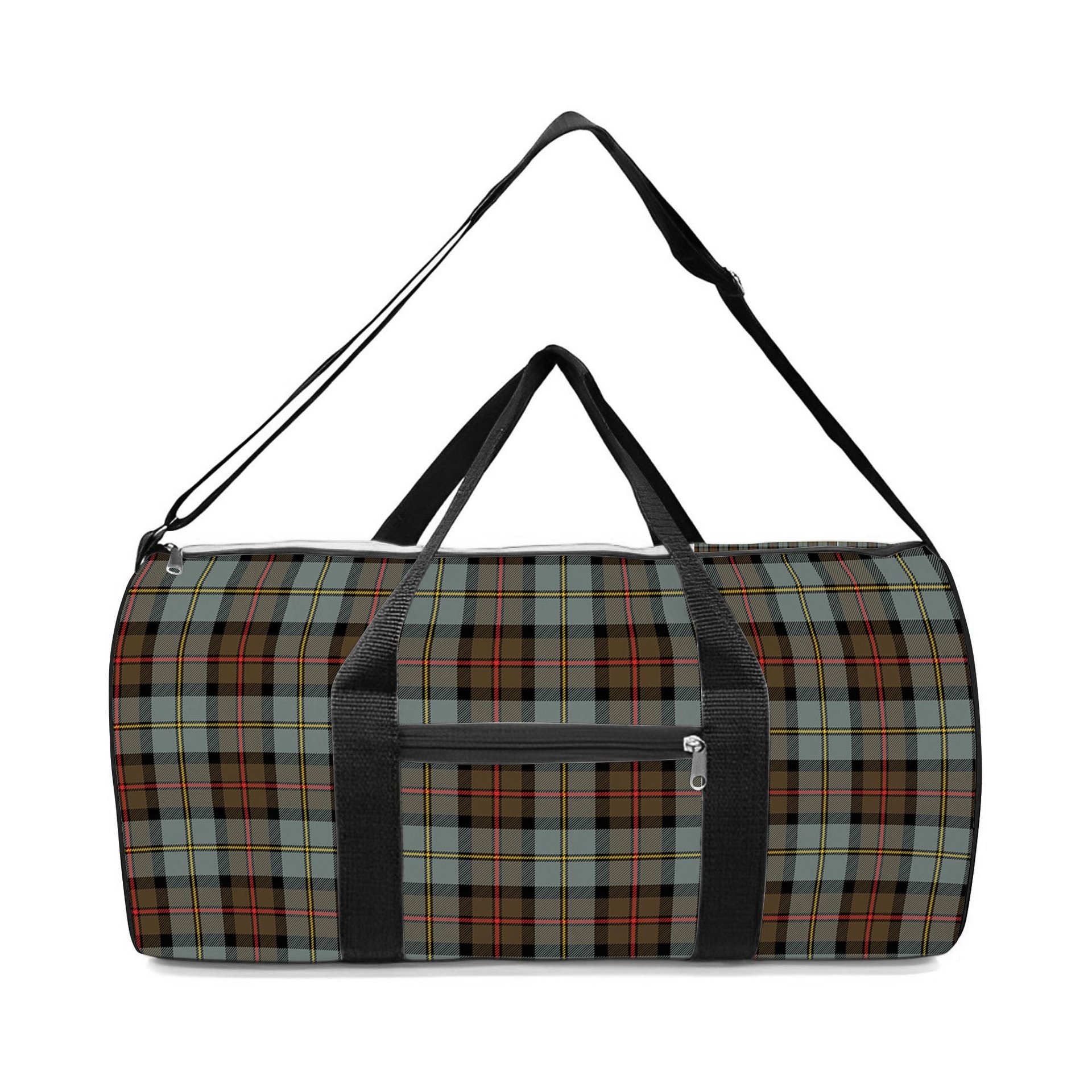 ScotsTee Shop Scottish MacLeod Of Harris Weathered Crest Tartan Travel Bags