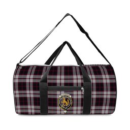 ScotsTee Shop Scottish MacPherson of Pitmain Crest Tartan Travel Bags