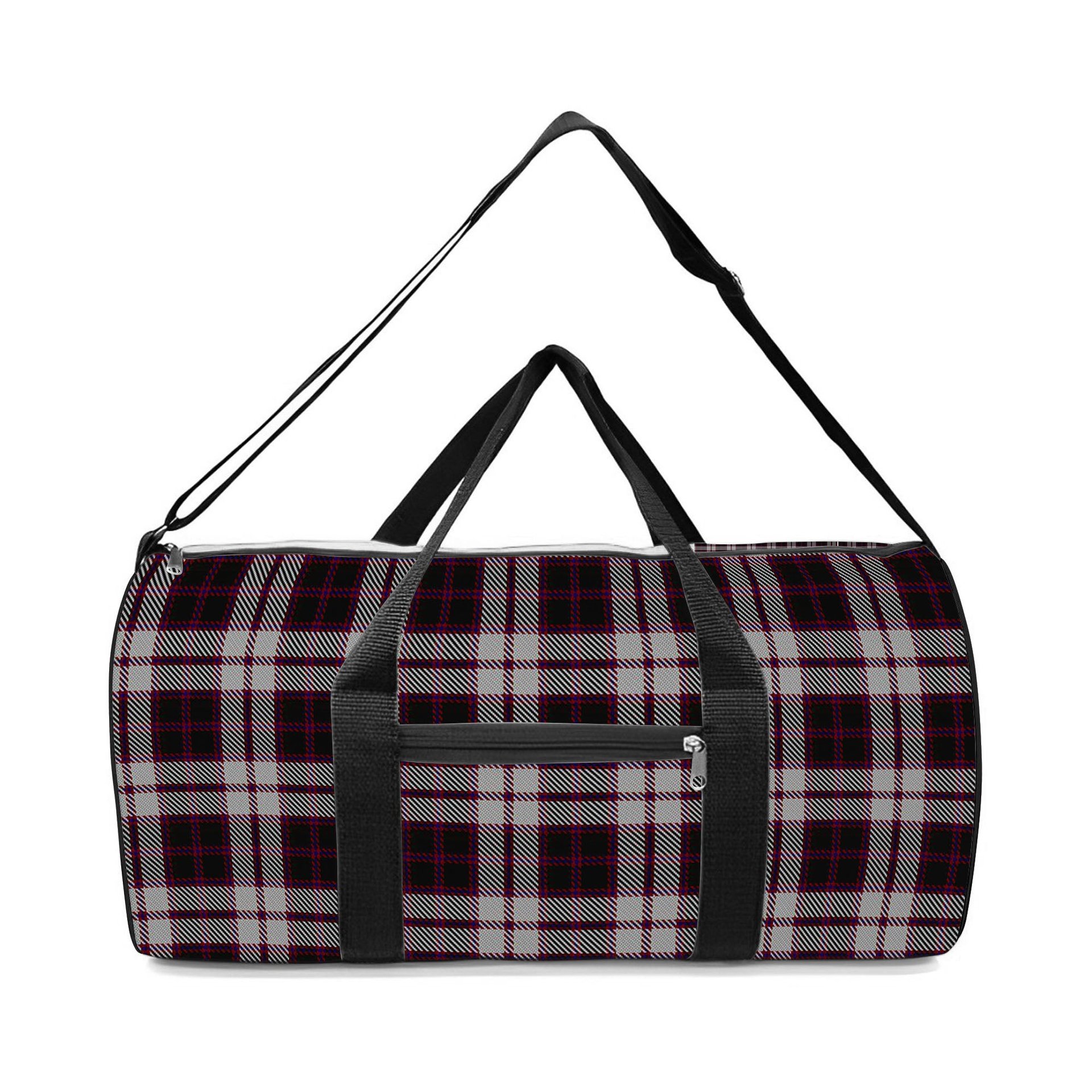 ScotsTee Shop Scottish MacPherson of Pitmain Crest Tartan Travel Bags
