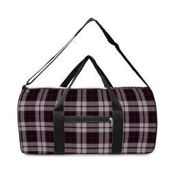 ScotsTee Shop Scottish MacPherson of Pitmain Crest Tartan Travel Bags