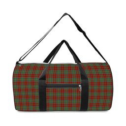 ScotsTee Shop Scottish McDonald of Kingsburgh Crest Tartan Travel Bags