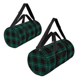 ScotsTee Shop Scottish McAuley of Lewis Modern Crest Tartan Travel Bags