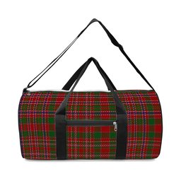 ScotsTee Shop Scottish McAlister Modern Crest Tartan Travel Bags