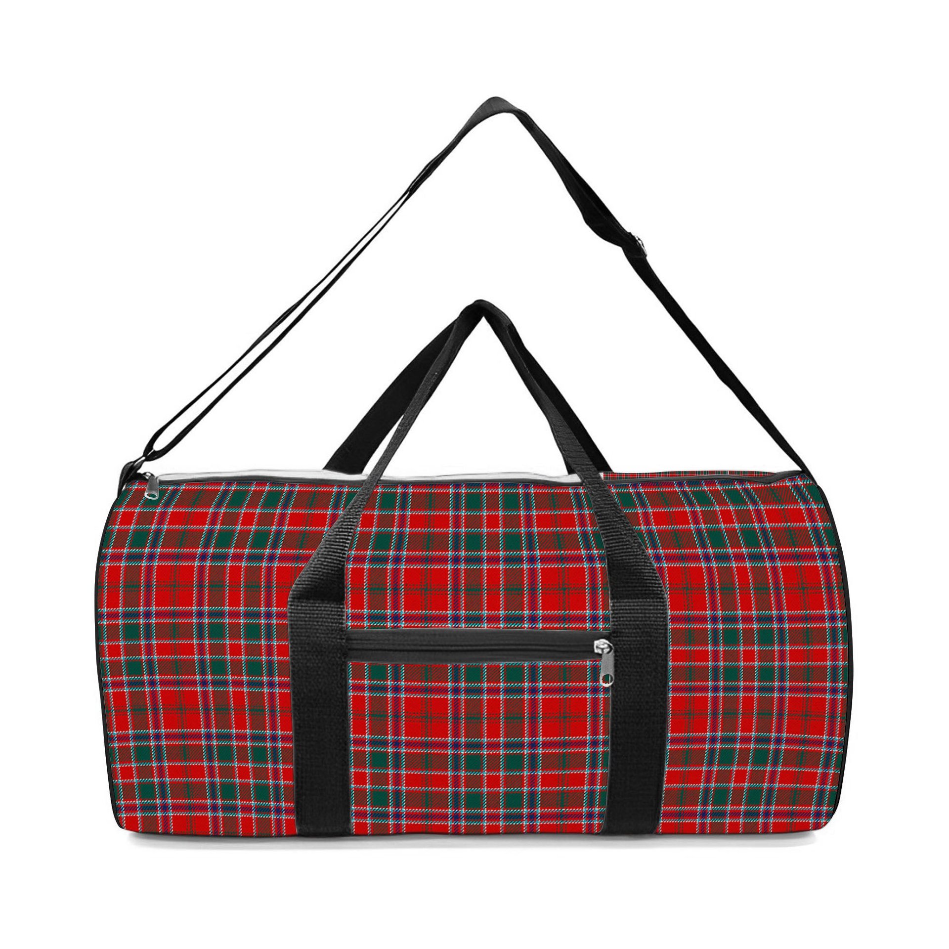 ScotsTee Shop Scottish McDonald of Lochmaddy Modern Crest Tartan Travel Bags