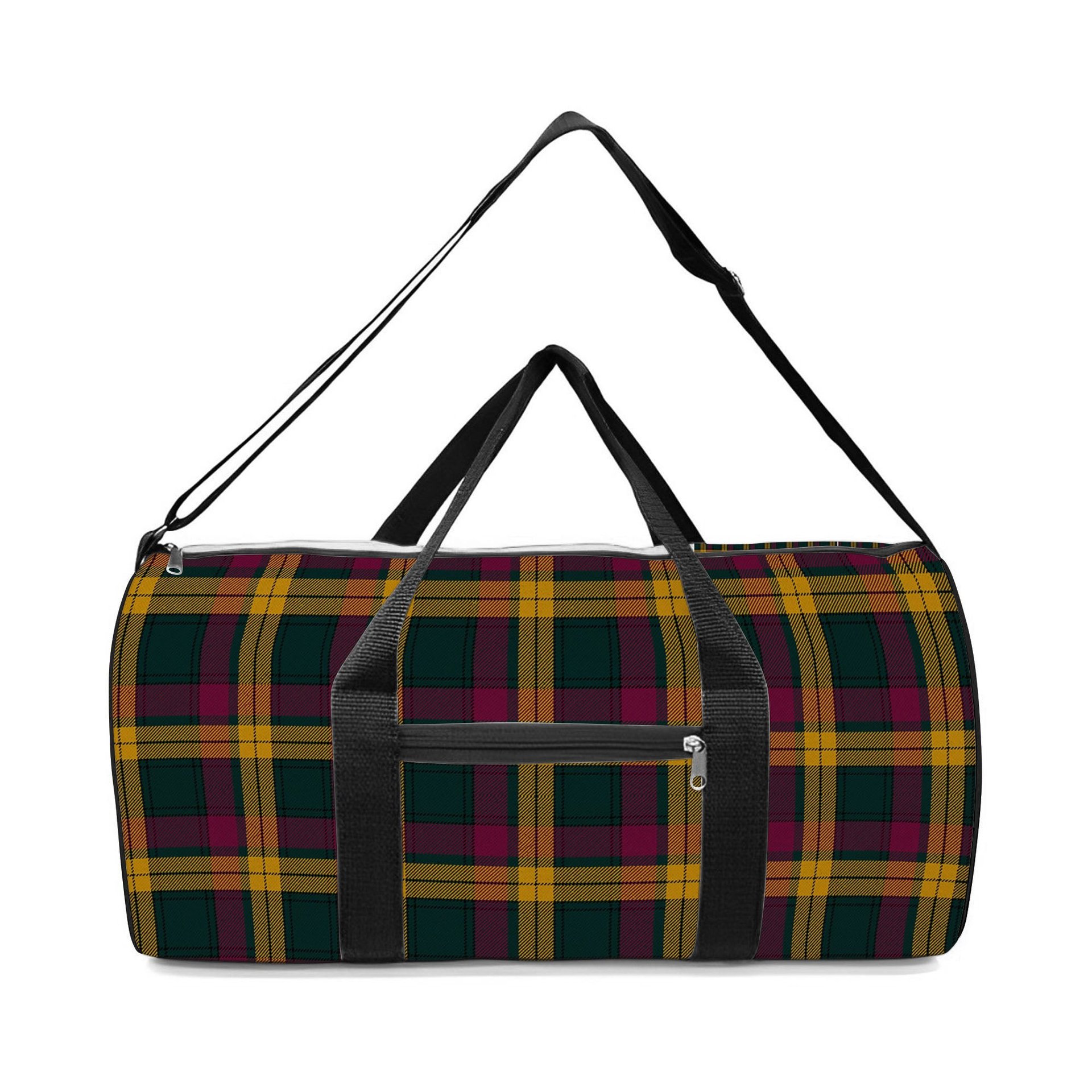 ScotsTee Shop Scottish McMillan Modern Crest Tartan Travel Bags
