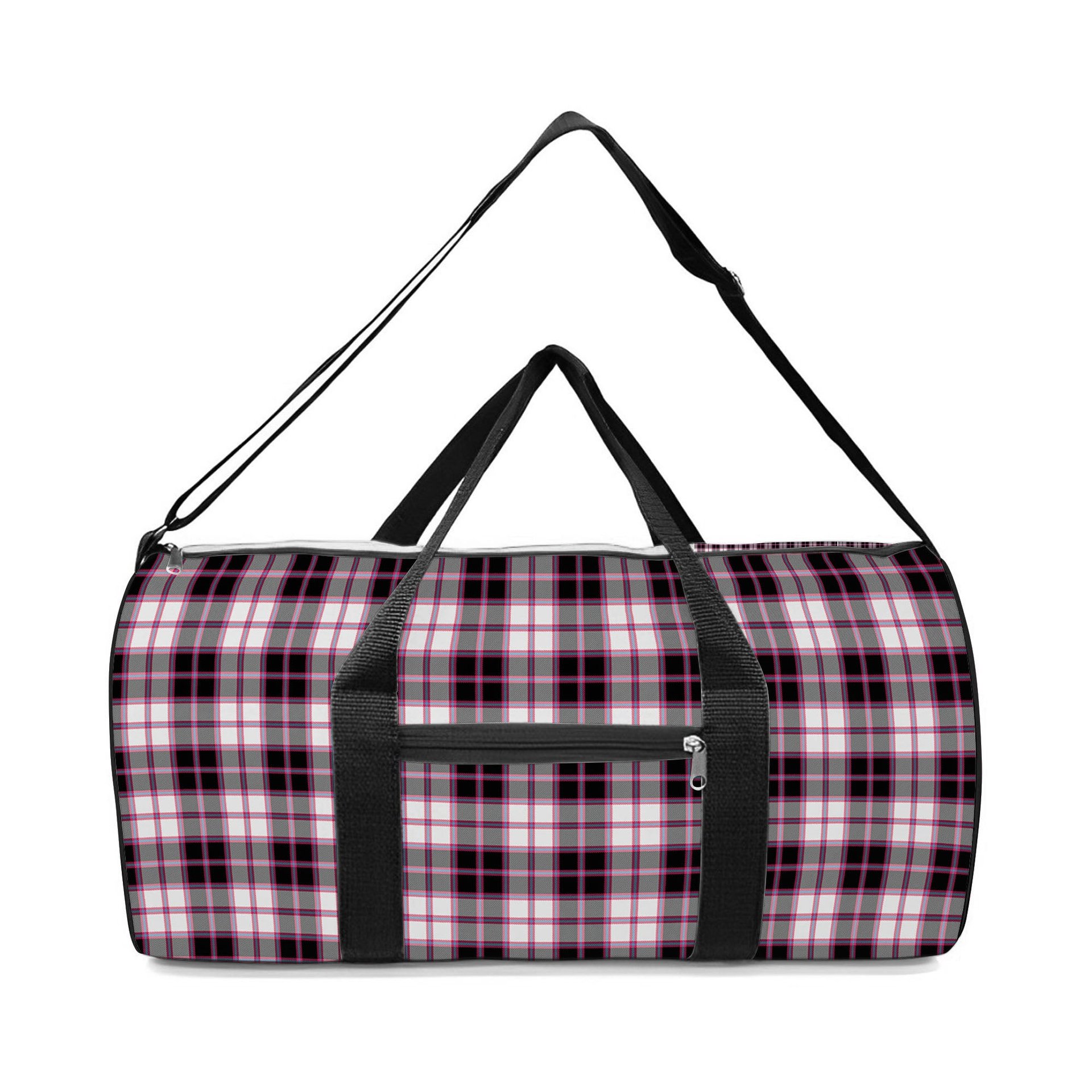 ScotsTee Shop Scottish McPherson Hunting Modern Crest Tartan Travel Bags