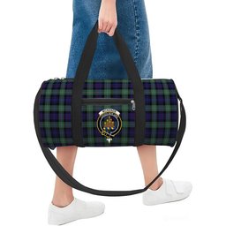 ScotsTee Shop Scottish McKenzie Hunting Green Crest Tartan Travel Bags