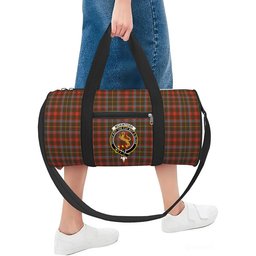 ScotsTee Shop Scottish McKintosh Hunting Weathered Crest Tartan Travel Bags