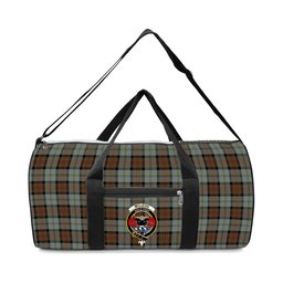 ScotsTee Shop Scottish McLeod of Harris Weathered Crest Tartan Travel Bags