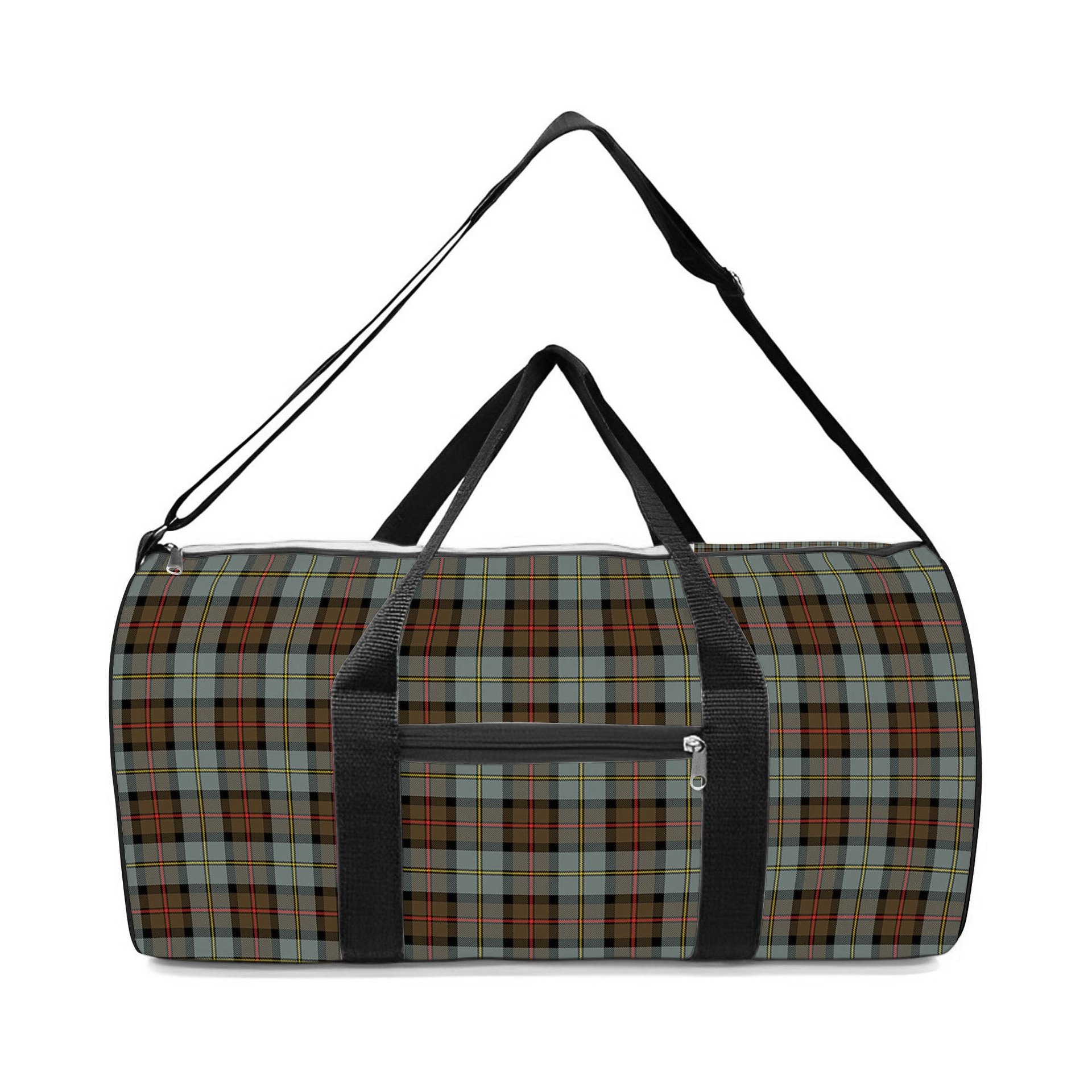 ScotsTee Shop Scottish McLeod of Harris Weathered Crest Tartan Travel Bags