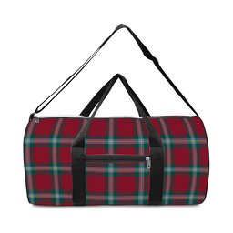 ScotsTee Shop Scottish McLaine of Loch Buie Modern Crest Tartan Travel Bags