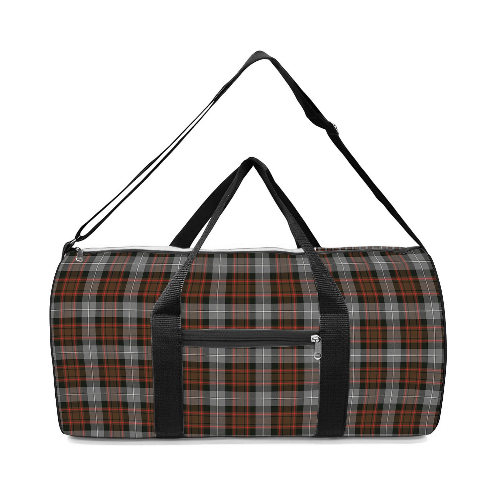 ScotsTee Shop Scottish McRae Hunting Weathered Crest Tartan Travel Bags
