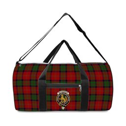 ScotsTee Shop Scottish McPherson of Cluny Crest Tartan Travel Bags