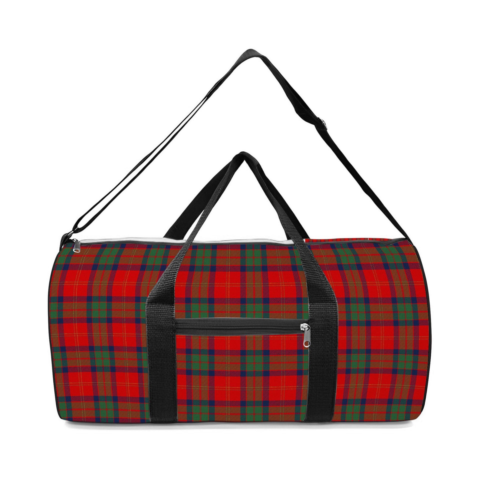 ScotsTee Shop Scottish McPherson of Cluny Modern Crest Tartan Travel Bags