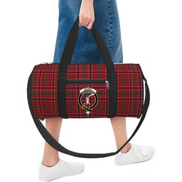 ScotsTee Shop Scottish McRae Red Modern Crest Tartan Travel Bags