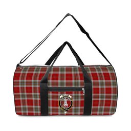 ScotsTee Shop Scottish McLean of Duart Dress Red Crest Tartan Travel Bags