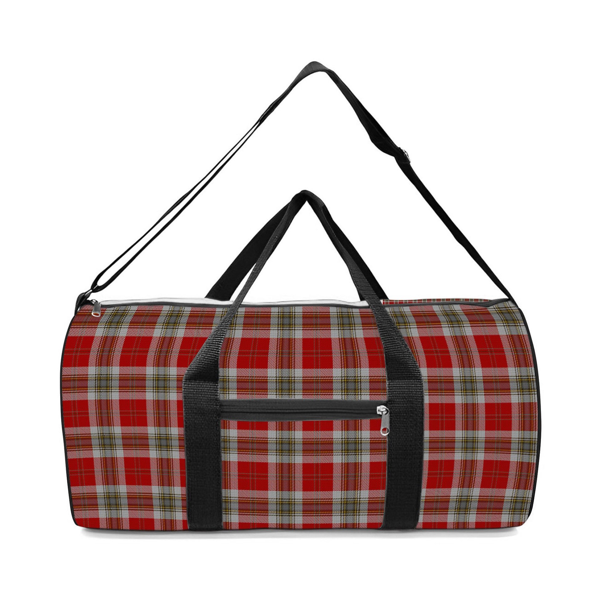 ScotsTee Shop Scottish McLean of Duart Dress Red Crest Tartan Travel Bags